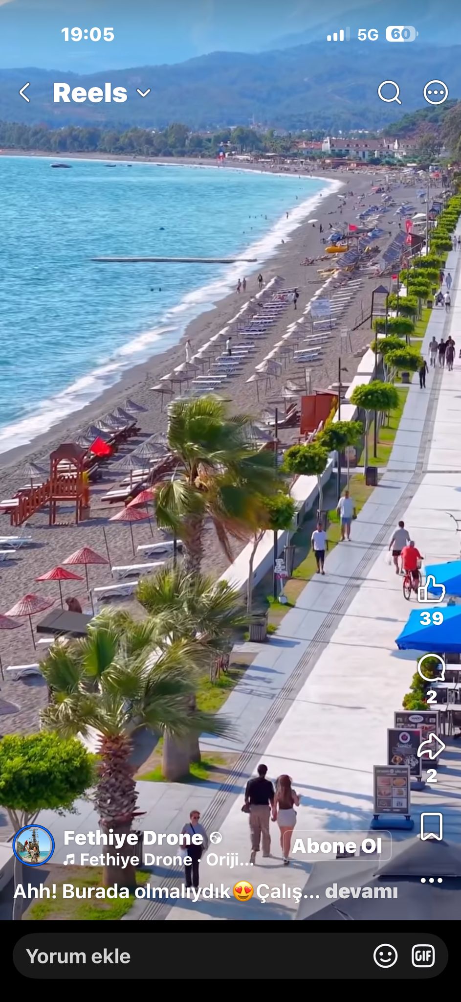 Kısmı Deniz Manzaralı Balkonlu 1+0